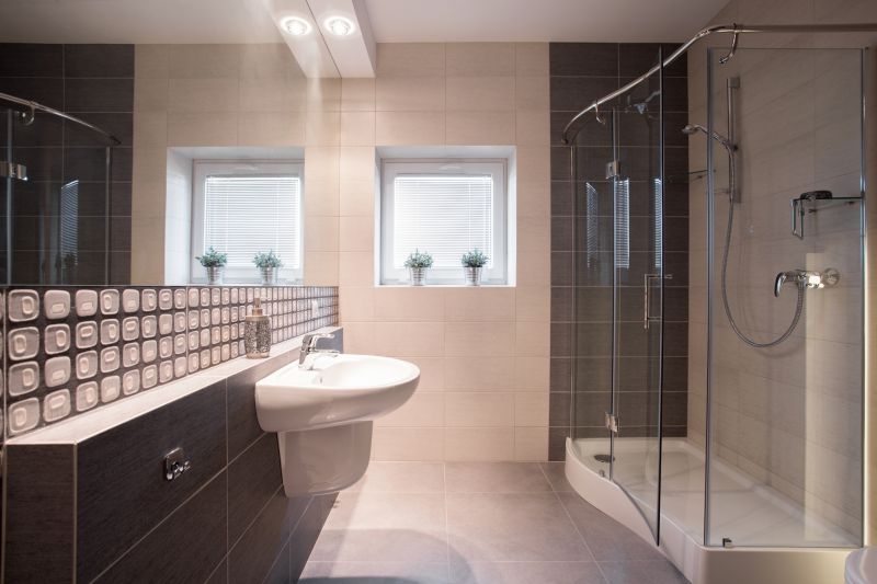 Glass Panel with Chrome Hardware